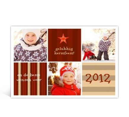 voorbeeld foto kerstkaart collage